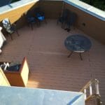 вид сверху на кровлю